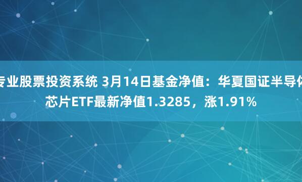 专业股票投资系统 3月14日基金净值：华夏国证半导体芯片ETF最新净值1.3285，涨1.91%